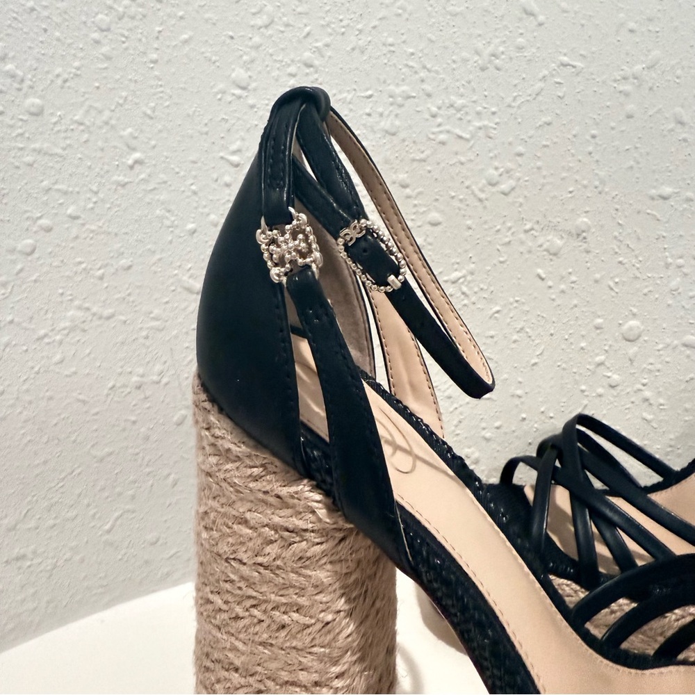 Sam Edelman Kade Ankle Strap Espadrille Heels Platform Sandals Size 8.5 NEW - Picture 14 of 16